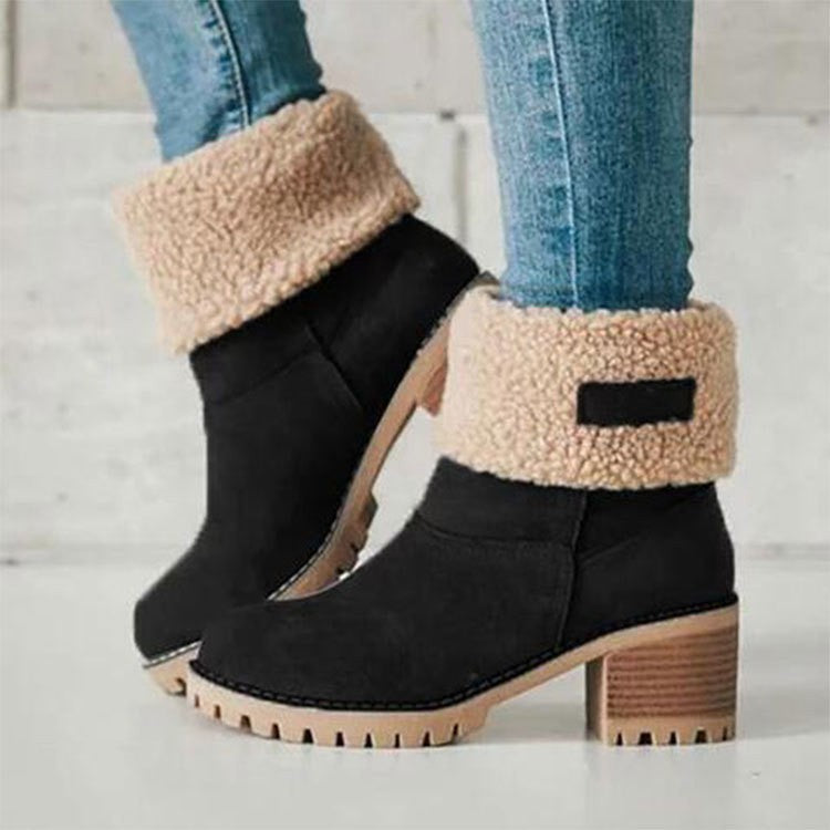 Botas de Tacón Alto de Invierno para Mujer – Cómodas, Estilosas y Calientes