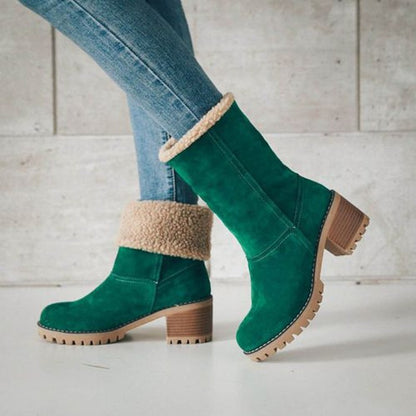 Botas de Tacón Alto de Invierno para Mujer – Cómodas, Estilosas y Calientes