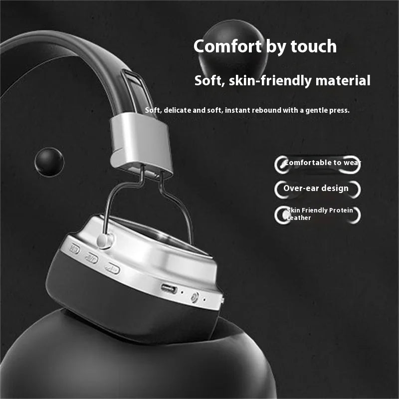 Auriculares con estilo vintage con diseño acolchado y material amigable para la piel para mayor comodidad