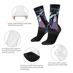 Calcetines Sung Jinwoo 3D con algodón suave y diseño moderno para máxima comodidad