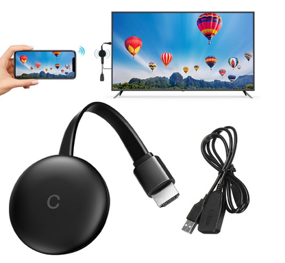 Portátil G12 Miracast HDMI – Transforma tu Televisor en un Smart TV con Streaming Full HD 1080p 📺