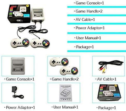 Mini Consola de Juegos Retro con 620 Clásicos – Conexión HD, 2 Controladores y Diversión Sin Límites 🎮