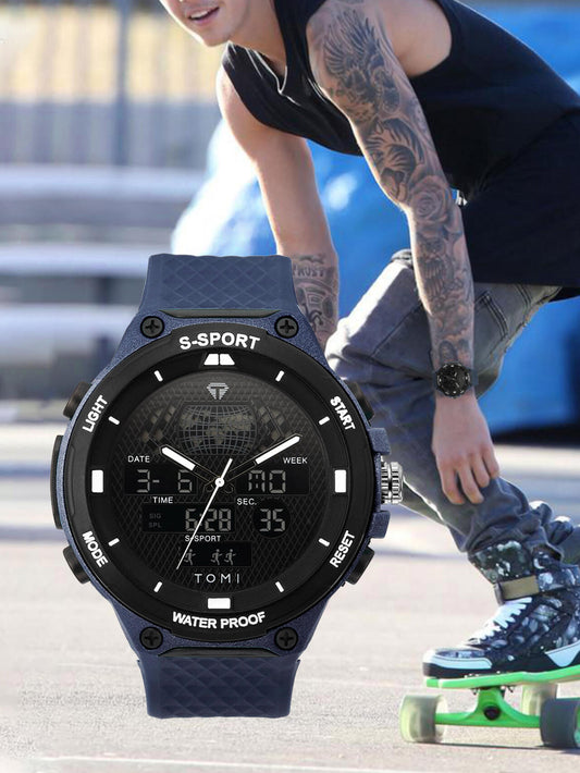 Reloj Deportivo Multifuncional TOMI T215: Estilo Militar, Funciones Avanzadas y Resistencia Garantizada ⌚