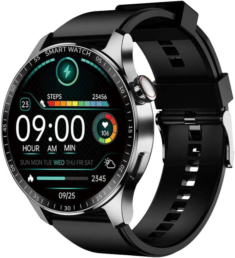 MS3 Smartwatch para Hombre – Conectividad Bluetooth, Monitoreo de Salud y Diseño Elegante ⌚