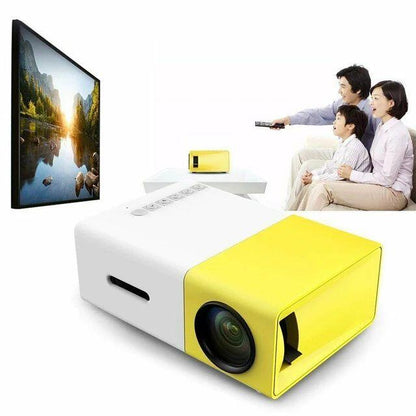 Mini Proyector Portátil 1080P – Cine en Casa, Viajes y Camping con Resolución Full HD y Protección Ocular 🎥