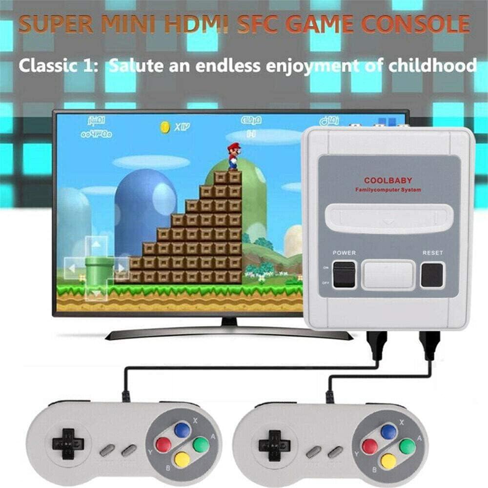 Mini Consola de Juegos Retro con 620 Clásicos – Conexión HD, 2 Controladores y Diversión Sin Límites 🎮