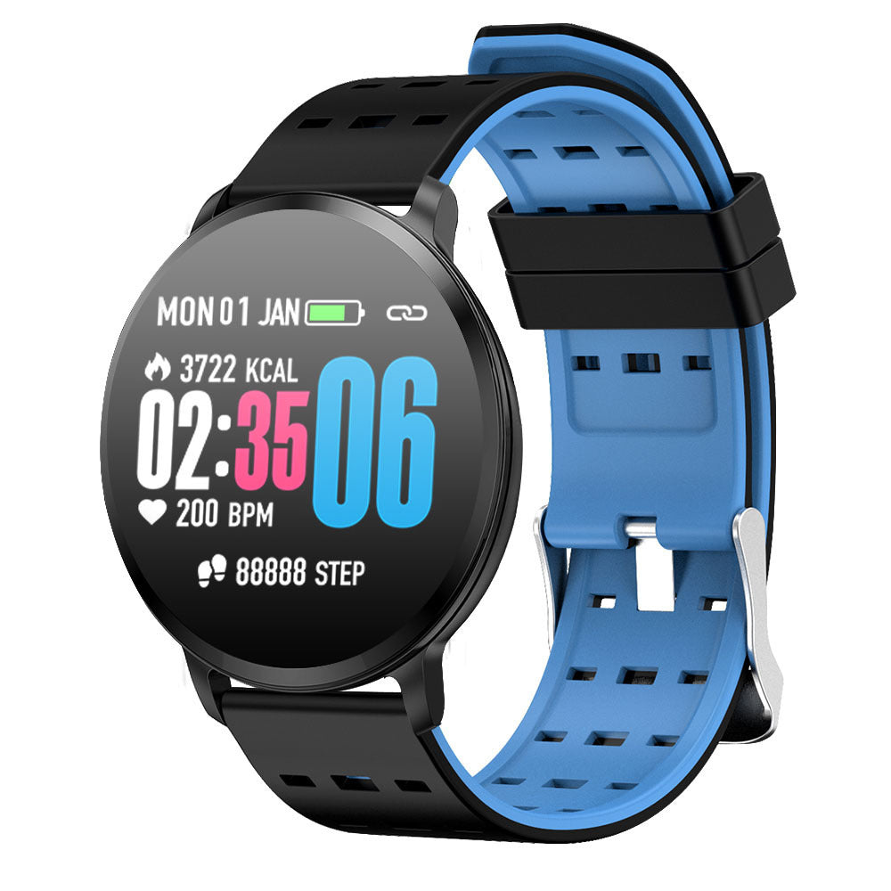 Pulsera inteligente pantalla grande con seguimiento de actividad y monitor de frecuencia cardíaca