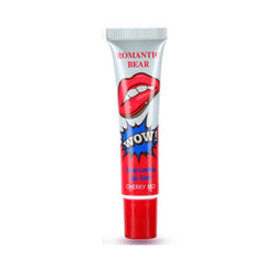 Labial peel off resistente agua Romantic Bear en color rojo cereza para labios duraderos